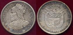 World Coins - PANAMA 1904  5 CENTESIMO    nice  XF