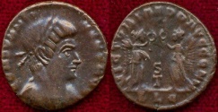 Ancient Coins - CONSTANTIUS II  342-343 AD  LUGDUNUM MINT