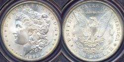 Us Coins - 1899-O MORGAN $1 PCGS MS65  WHITE ... High end!