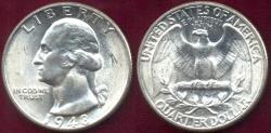 Us Coins - 1948 WASHINGTON QUARTER MS64