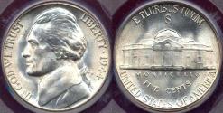 Us Coins - 1944-S JEFFERSON NICKEL    PCGS MS66
