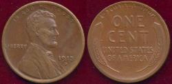 Us Coins - 1913-D LINCOLN CENT AU50