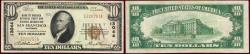 Us Coins - $10 1929 Ty 1 CALIF.  Bank of America Nat.Trust & Savings Assoc.  AU