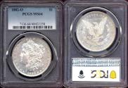 Us Coins - 1882-O MORGAN DOLLAR  PCGS MS64 ... Mirror SURFACES