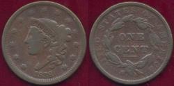 Us Coins - 1838 LARGE CENT  VG  ... nice planchet