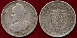 World Coins - PANAMA 1904 10 CESTESIMOS  XF