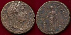Ancient Coins - HADRIAN  117-138 AD  BRONZE AS  ... SALUS