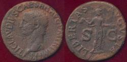 Ancient Coins - CLAUDIUS  41-42 AD    AE  AS