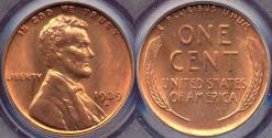 Us Coins - 1939-S LINCOLN CENT  PCGS MS66RD .... BEAUTY!