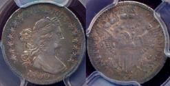 Us Coins - 1800 LIBEKTY variety  HALF DIME  PCGS XF detail