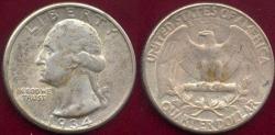 Us Coins - 1934 WASHINGTON QUARTER XF45