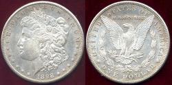 Us Coins - 1898-S MORGAN DOLLAR AU58