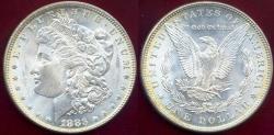 Us Coins - 1883 MORGAN DOLLAR MS65  .... VERY GOOD EYE APPEAL!
