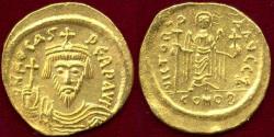 Ancient Coins - PHOCAS 603-607 AD  AV SOLIDUS