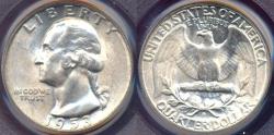 Us Coins - 1953-S WASHINGTON QUARTER  PCGS MS64 ... undergraded