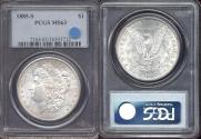 Us Coins - 1885-S MORGAN DOLLAR PCGS MS63