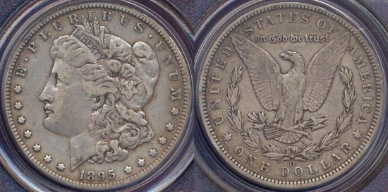 US Coins - 1895-O MORGAN DOLLAR PCGS VF30