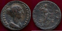 Ancient Coins - FAUSTINA, Junior  148-152 AD   Bronze AS