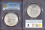 Us Coins - 1886-O MORGAN DOLLAR  PCGS   AU58