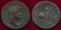 Ancient Coins - NERO 65 AD   AE  AS    VF