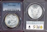 Us Coins - 1884-CC MORGAN DOLLAR  PCGS  MS64... attractive