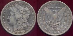 Us Coins - 1896-S MORGAN DOLLAR  FINE  details