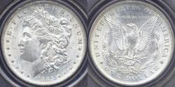 Us Coins - 1885-O MORGAN DOLLAR  PCGS MS64 ....  WHITE
