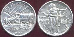 Us Coins - OREGON TRAIL 1926 Commemorative half dollar AU detail