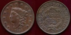 Us Coins - 1831 large Letters LARGE CENT  AU58