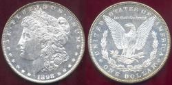 Us Coins - 1898 MORGAN DOLLAR  MS63 DMPL
