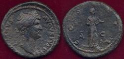 Ancient Coins - HADRIAN  117-138 AD  DUPONDIUS