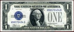 Us Coins - $1 1928-D SILVER CERTIFICATE  .. GEM UNC    FR-1604
