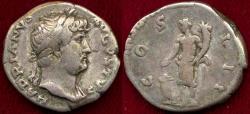 Ancient Coins - HADRIAN 125-128AD  DENARIUS .. PIETAS