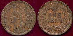 Us Coins - 1895 INDIAN CENT AU58