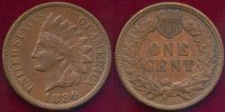 Us Coins - 1889 INDIAN CENT  XF45