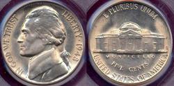 Us Coins - 1948-S JEFFERSON NICKEL PCGS MS65