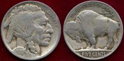 Us Coins - 1919-S BUFFALO NICKEL   FINE/VG+
