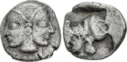 Ancient Coins - Mysia, Lampsakos AR (Silver) Sixth Siglos (Trihemiobol)