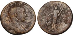 Ancient Coins - Trajan AE Sestertius--Camel