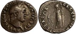 Ancient Coins - Vitellius AR (Silver) Denarius--Nice