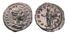 Ancient Coins - Julia Soaemias AR (Silver) Denarius--Superb