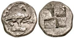 Ancient Coins - Macedon, Eion AR (Silver) Trihemiobol (1.5 obols)