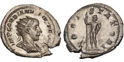 Ancient Coins - Gordian III (AR) Silver Antoninianus (Double Denarius)--Jupiter XF