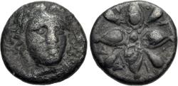 Ancient Coins - Carian Satraps, Pixodaros AR (Silver) Trihemiobol