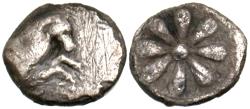 Ancient Coins - Kyme AR (Silver) Hemiobol--Scarce