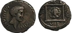 Ancient Coins - Marc Antony Portrait Denarius--Nice light toning