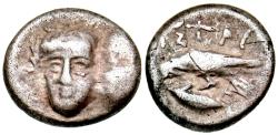 Ancient Coins - Istros AR (Silver) Quarter Drachm