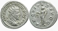 Ancient Coins - Philip I AR (Silver) Antoninianus (Double Denarius)