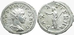Ancient Coins - Philip II AR (Silver) Antoninianus