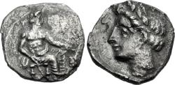 Ancient Coins - Cilicia, Uncertain AR (Silver) Obol